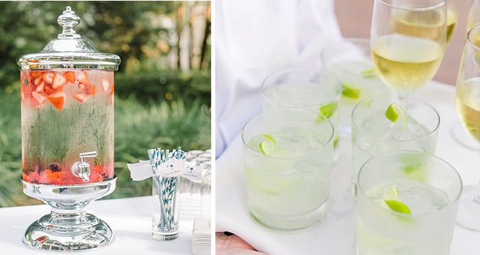 Summer Wedding Tips from PPHG Events | Hydration Station