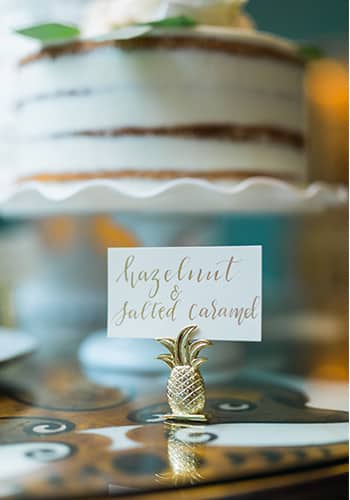 Hazelnut cake with salted caramel filling by PPHG pastry chef Jessica Grossman | Wedding cake inspiration