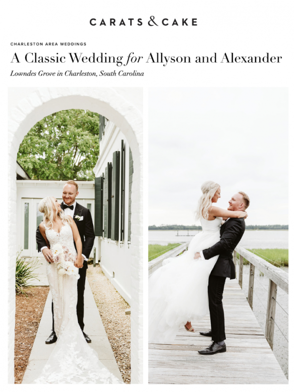 Carats & Cake: A Classic Wedding for Allyson + Alexander