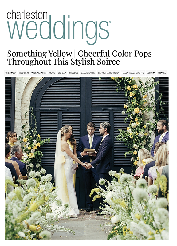 Charleston Weddings Summer 2022: Cheerful color pops throughout this stylish soiree